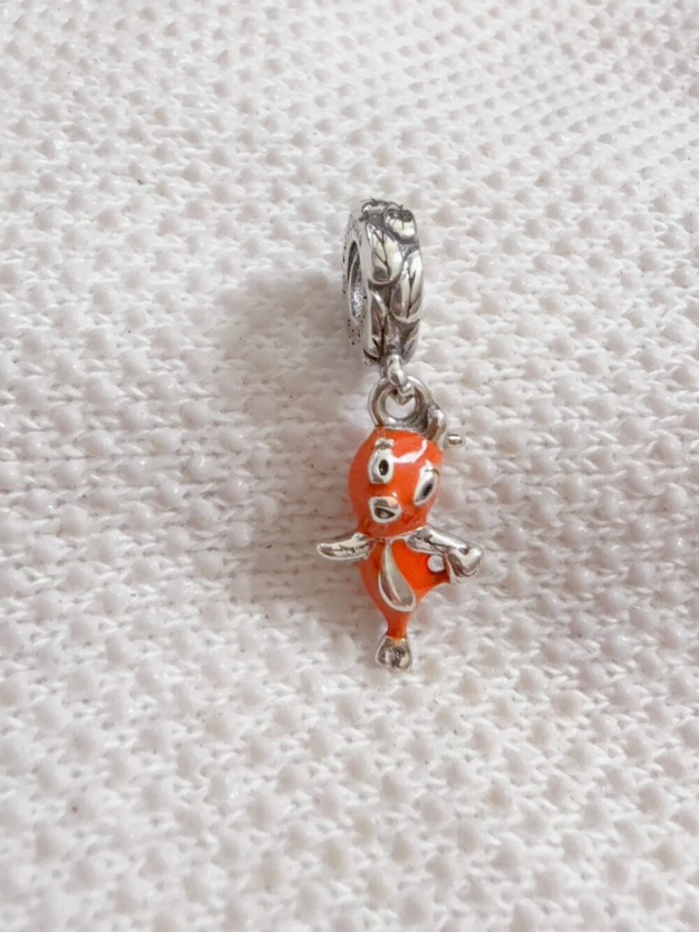 Disney Epcot Flower & Garden Festival Orange Bird Charm For Pandora Bracelet
